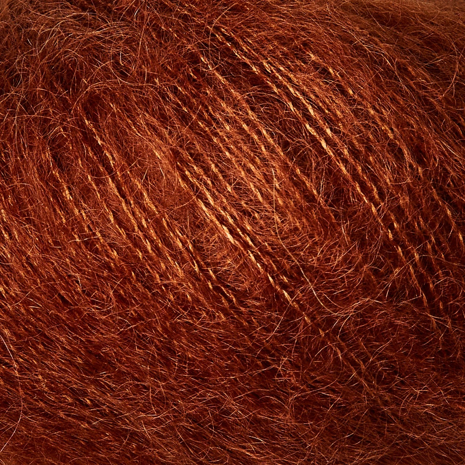 Knitting for Olive Soft Silk Mohair - Rust - Image 2