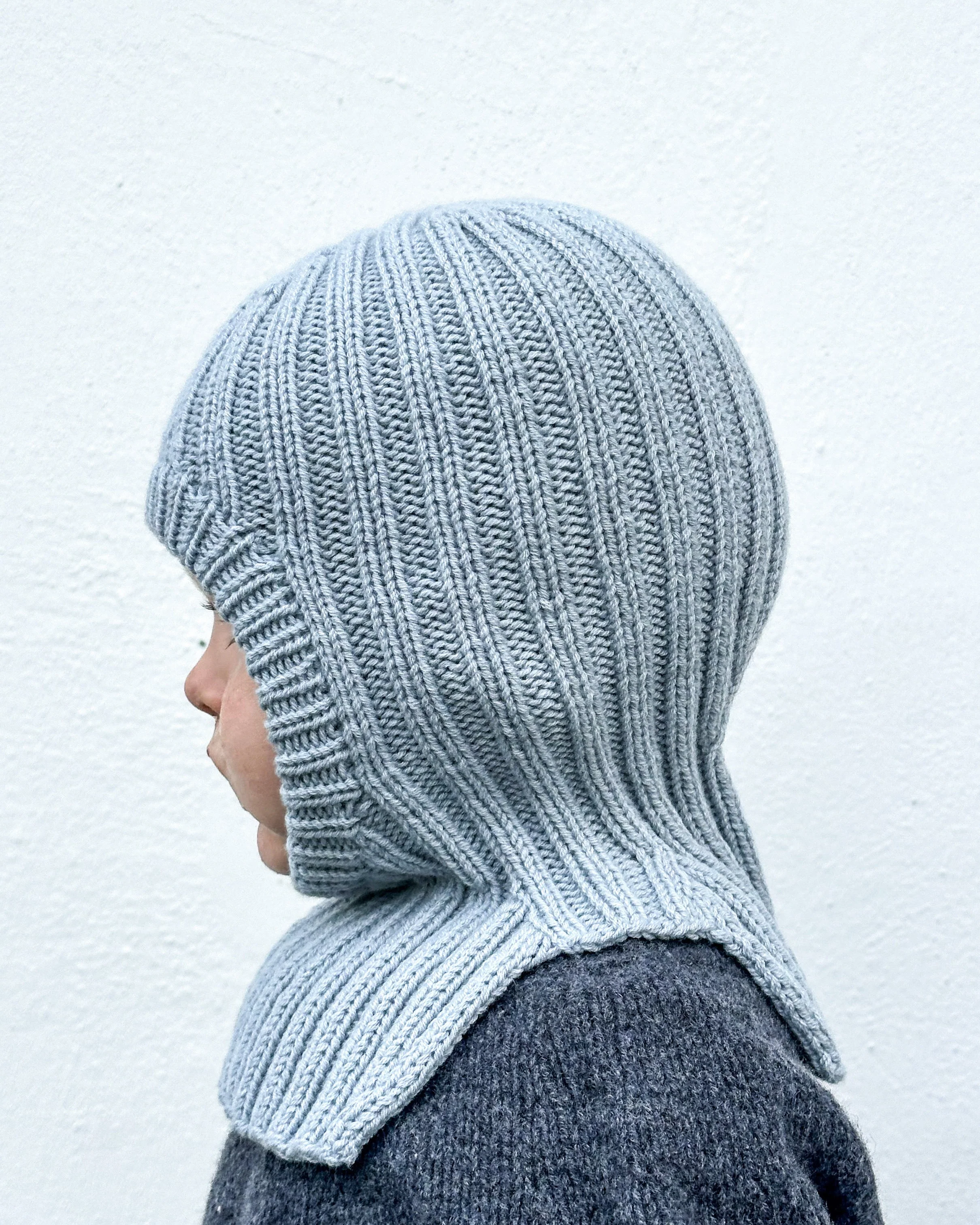 Olive's Ribbed Balaclava